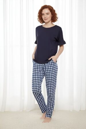 warm fleece lined stockings in nude colour