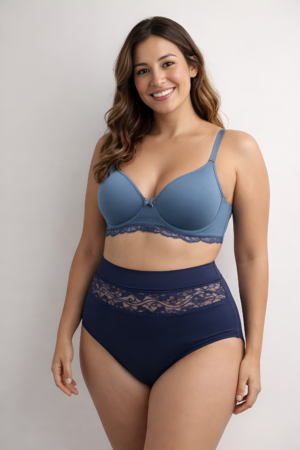 non padded non wired full coverage bra in white (copy)