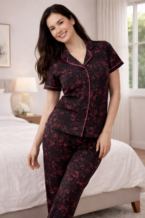 non padded non wired demi cup bra & low waist bikini panty set in dark grey cotton (copy)